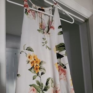 White floral tunic